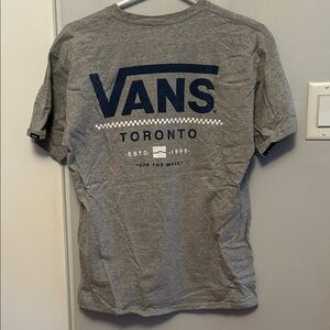 Vans Gray Tee with Navy Toronto Logo